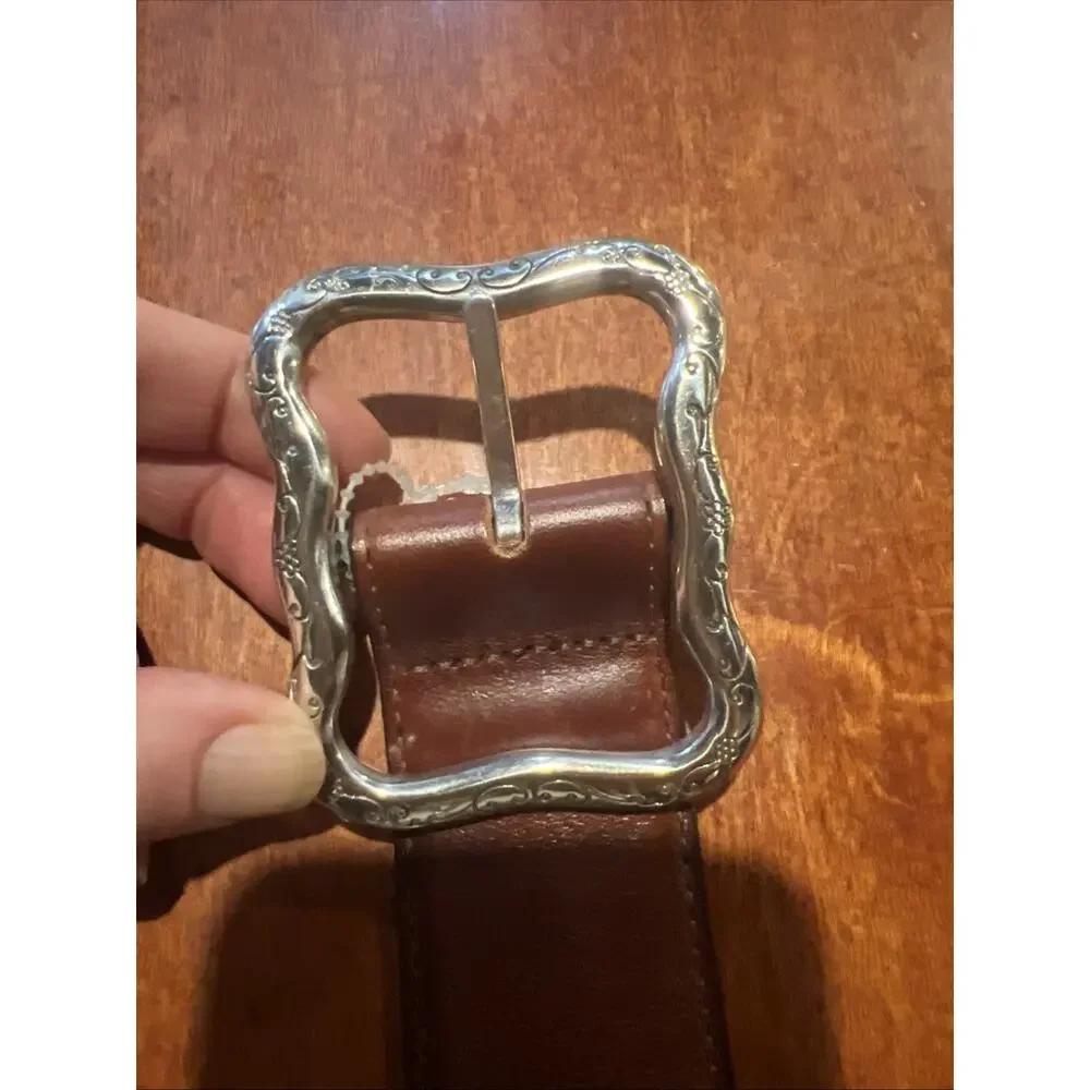 Coldwater Creek Genuine Leather Brown Belt Made in USA‎